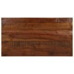 Dessus de table 100x70x3,8cm rectangulaire bois massif récupéré