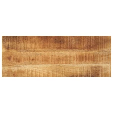 Dessus de table rectangulaire bois massif de manguier brut