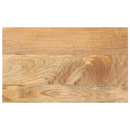 Dessus de table 50x30x2,5 cm rectangulaire bois massif manguier