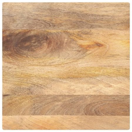 Dessus de table 40x40x2,5 cm carré bois massif manguier