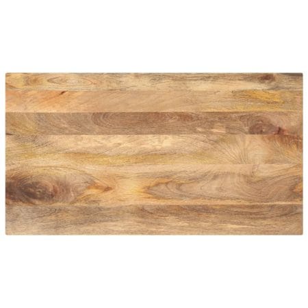 Dessus de table 100x50x2,5cm rectangulaire bois massif manguier