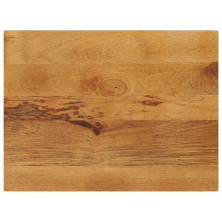 Dessus de table 80x50x2,5 cm rectangulaire bois massif manguier