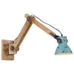 Lampe murale 25 W bleu délavé 96x15x20 cm E27
