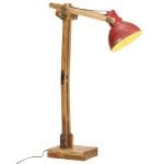 Lampadaire 25 W rouge délavé 33x25x130-150 cm E27