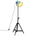 Lampadaire 25 W bleu délavé 35x35x65/95 cm E27