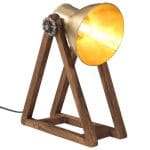 Lampe de bureau 25 W laiton antique 30x17x40 cm E27