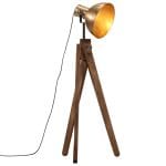 Lampadaire 25 W laiton antique 45x45x120 cm E27