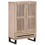 Buffet 60x34x100 cm bois de manguier massif
