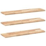 Étagères flottantes 3 pcs 100x20x2 cm acacia massif non traité