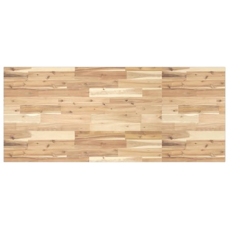 Dessus de meuble de salle de bain non traité bois d'acacia