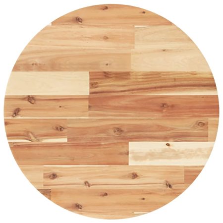 Dessus de table rond Ø50x4 cm bois massif d'acacia