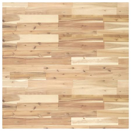Dessus de table carré 90x90x4 cm bois massif d'acacia