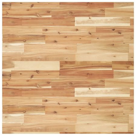 Dessus de table carré 80x80x2 cm bois massif d'acacia