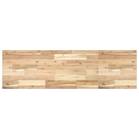 Dessus de table 140x40x2 cm rectangulaire bois massif d'acacia