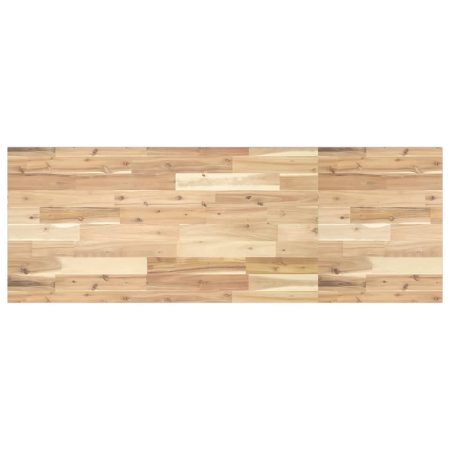 Dessus de table rectangulaire 120x50x2 cm bois massif d'acacia