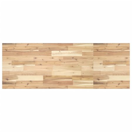 Dessus de table rectangulaire 140x50x2 cm bois massif d'acacia