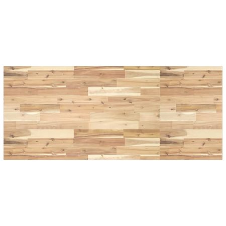 Dessus de table rectangulaire 120x60x2 cm bois massif d'acacia