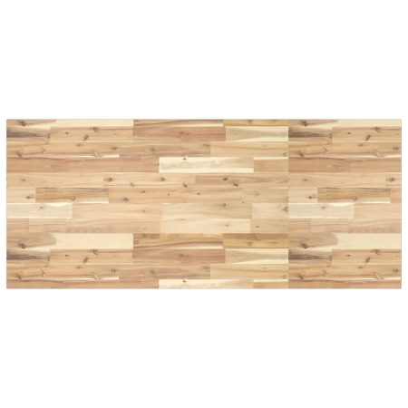 Dessus de table rectangulaire 140x60x2 cm bois massif d'acacia