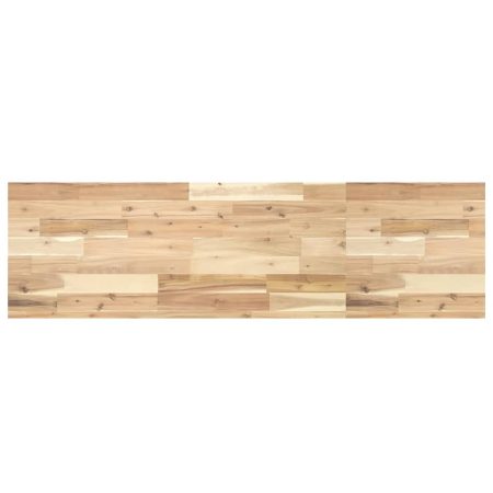 Dessus de table 140x40x4 cm rectangulaire bois massif d'acacia