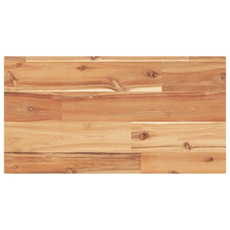 Dessus de table rectangulaire 40x20x2 cm bois massif d'acacia