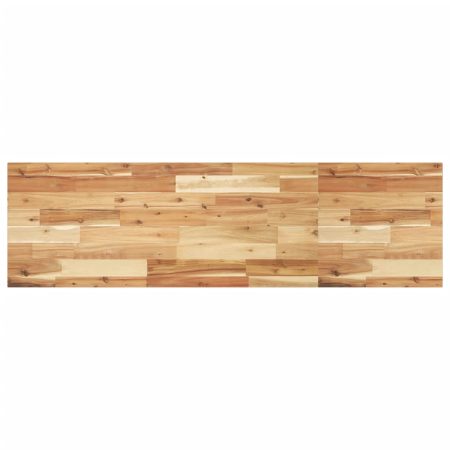 Dessus de table rectangulaire 140x40x2 cm bois massif d'acacia