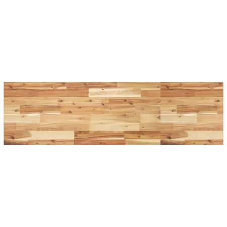 Dessus de table rectangulaire 160x40x2 cm bois massif d'acacia