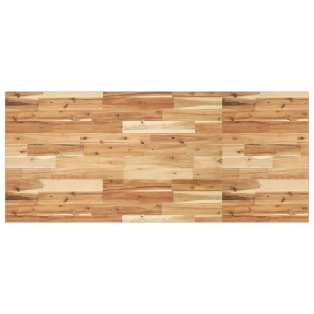 Dessus de table rectangulaire 120x60x2 cm bois massif d'acacia