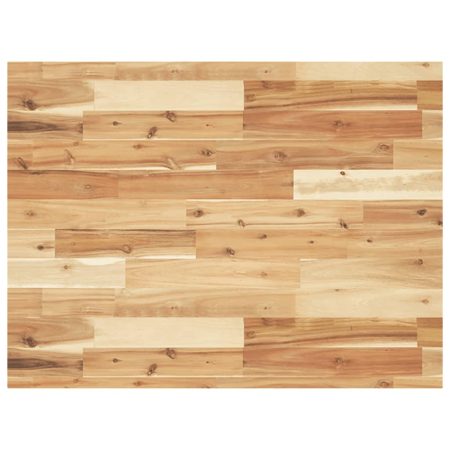 Dessus de table rectangulaire 80x60x4 cm bois massif d'acacia