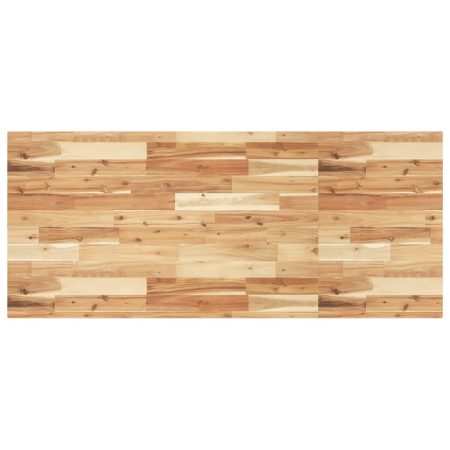 Dessus de table rectangulaire 140x60x4 cm bois massif d'acacia