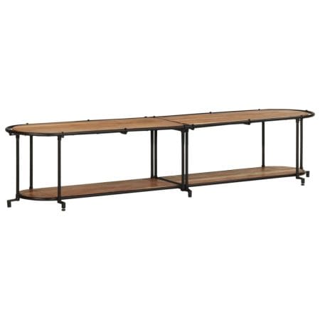 Meuble TV 200x42x40 cm bois d'acacia massif