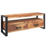 Meuble TV 120x35x45 cm Bois solide de Sesham