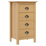 Buffet Hill 46x35x80 cm Bois de pin solide