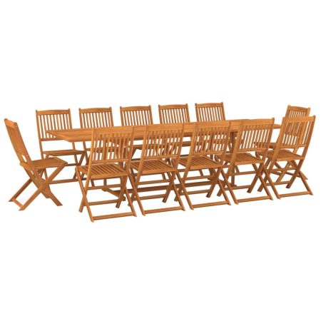 Ensemble à manger de jardin 13 pcs 280x90x75 cm bois d'acacia
